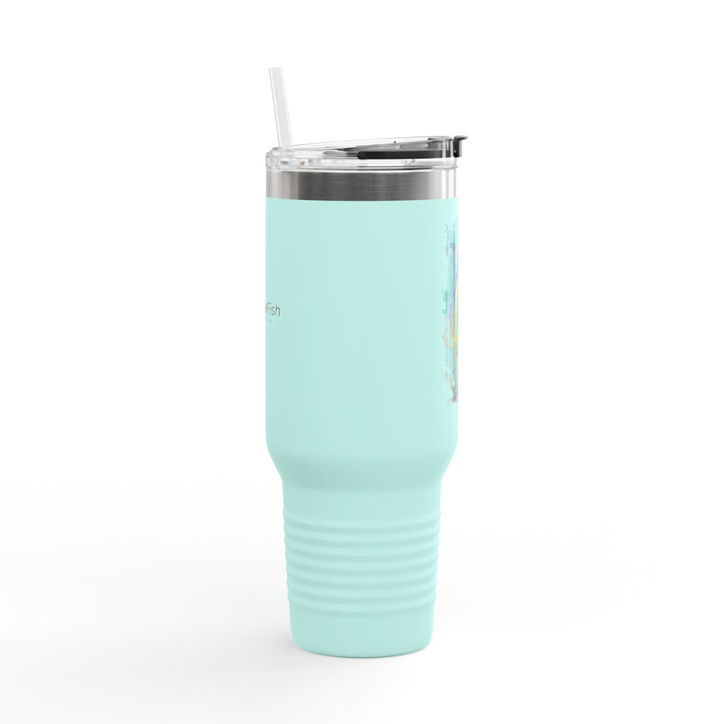 Guatemala Marlin Edition - IndigeFish Big Fish Signature Series 40oz Insulated Travel Mug – (Navy, Teal, White)
