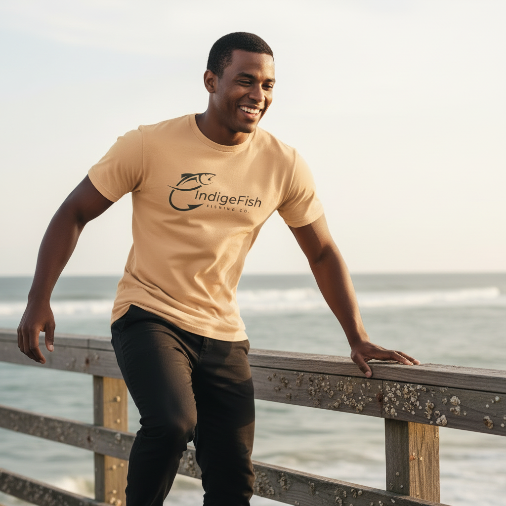 Keep It Reelin™ Heritage Angler Tee by IndigeFish