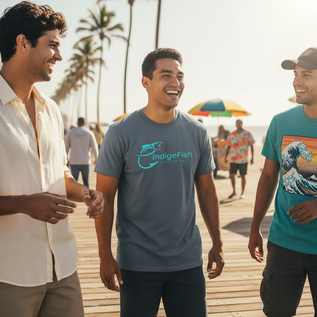 Keep It Reelin™ Heritage Angler Tee by IndigeFish