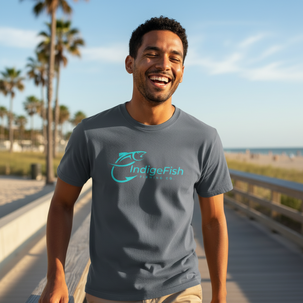 Keep It Reelin™ Heritage Angler Tee by IndigeFish