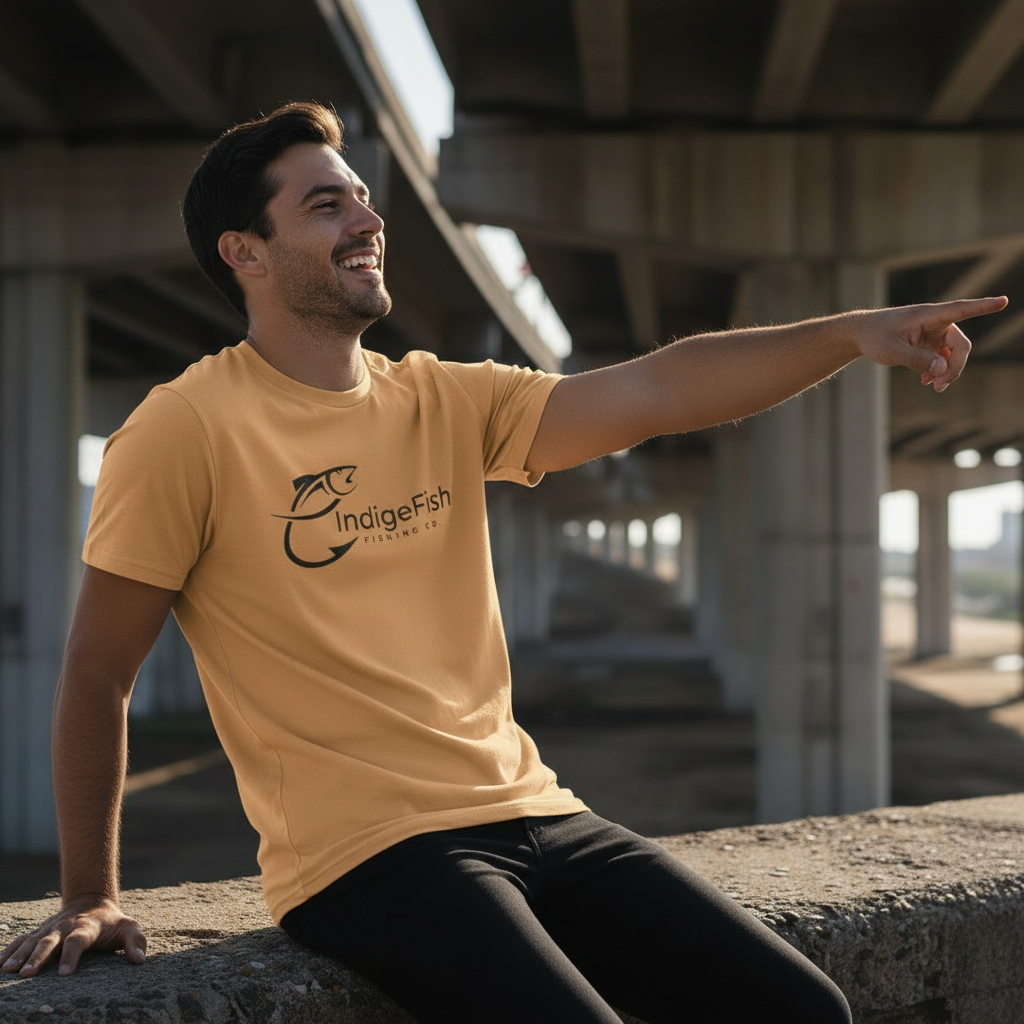 Keep It Reelin™ Heritage Angler Tee by IndigeFish