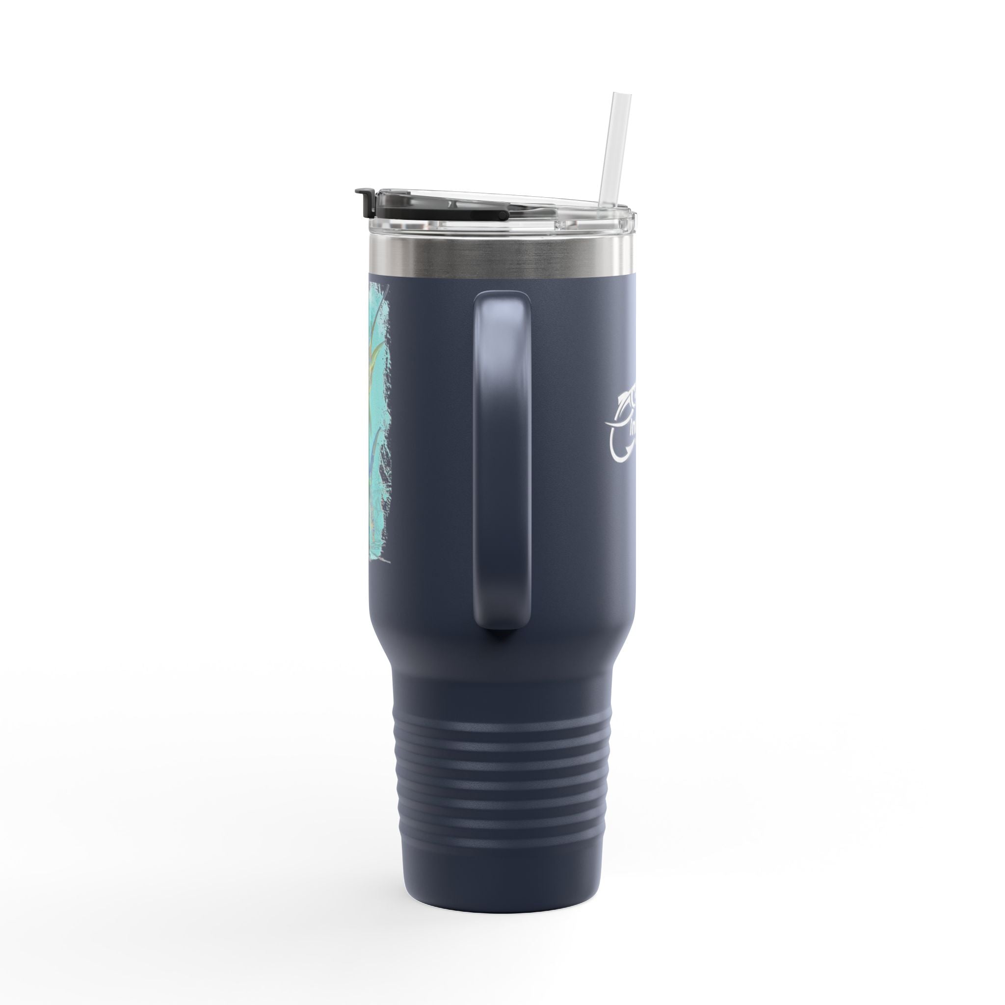 Guatemala Marlin Edition - IndigeFish Big Fish Signature Series 40oz Insulated Travel Mug – (Navy, Teal, White)