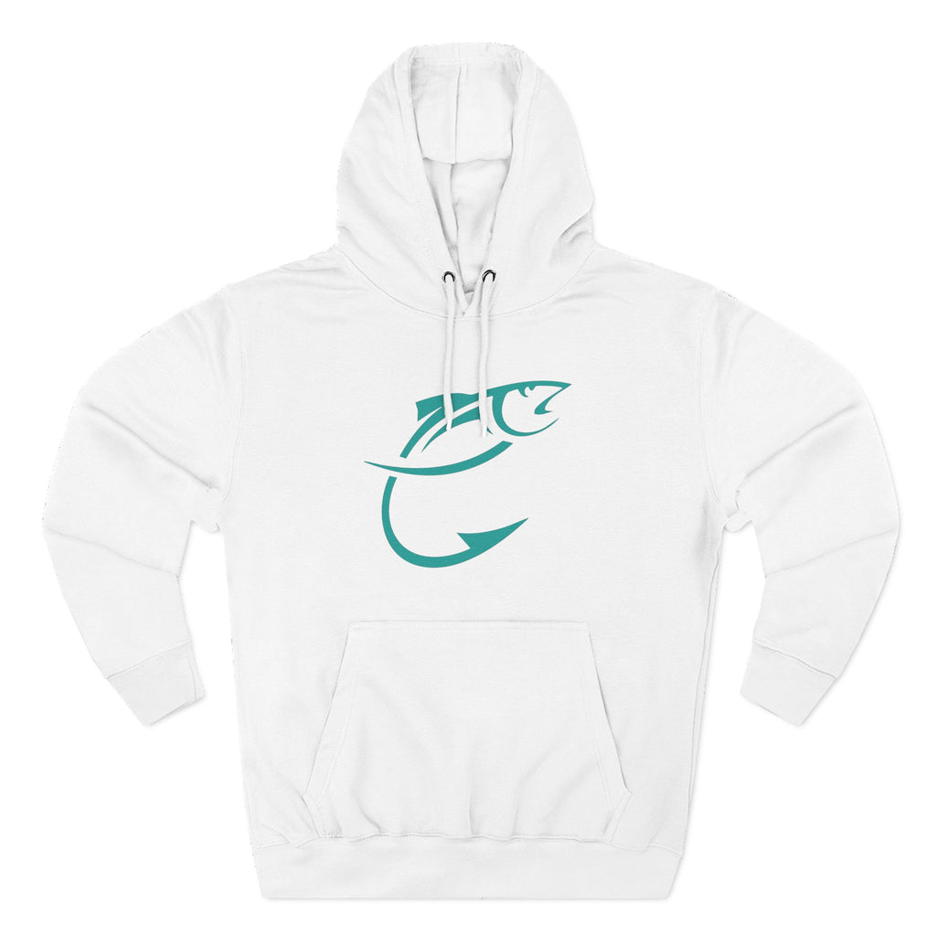 Three-Panel Fleece Hoodie with Nature-Inspired Design, Cozy Outdoor Hoodie, Fishing Gift, Casual Wear, Sustainable Fashion, [...]