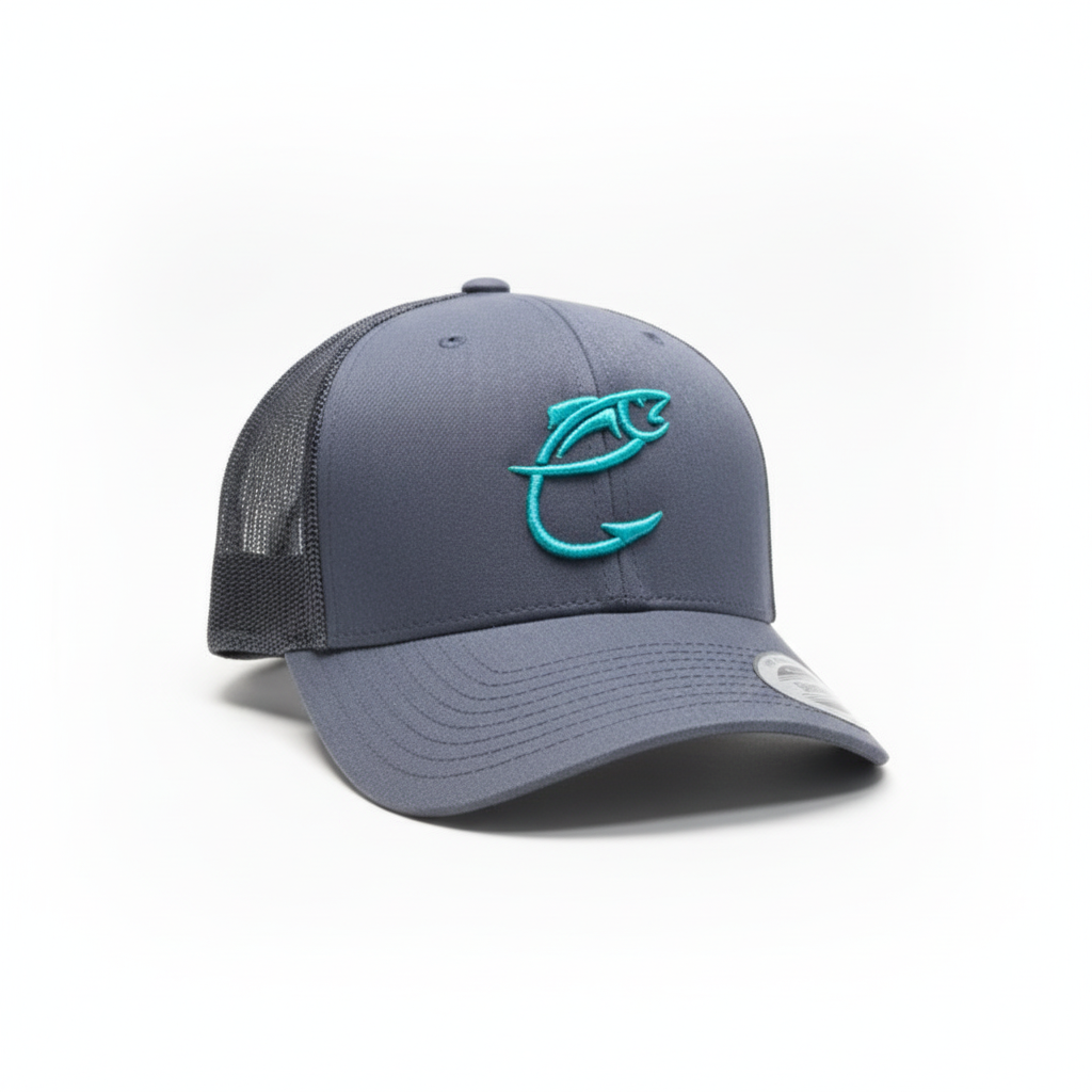 Indigefish Fishing Cap (Navy Blue) Logo